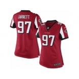 Women's Nike Atlanta Falcons #97 Grady Jarrett Limited Red Team Color NFL Jersey