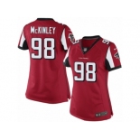 Women's Nike Atlanta Falcons #98 Takkarist McKinley Limited Red Team Color NFL Jersey