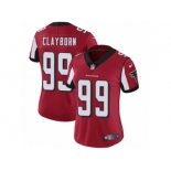 Women's Nike Atlanta Falcons #99 Adrian Clayborn Vapor Untouchable Limited Red Team Color NFL Jersey