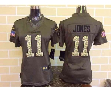 nike women nfl jerseys atlanta falcons #11 jones army green[nike Limited Salute To Service]