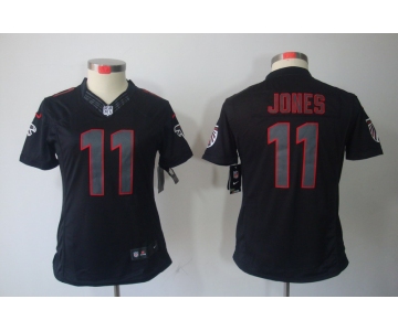 nike women nfl jerseys atlanta falcons #11 jones black[nike impact limited]