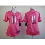 nike women nfl jerseys atlanta falcons #11 jones pink[nike love's]