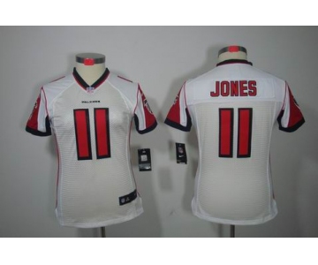 nike women nfl jerseys atlanta falcons #11 jones white[nike limited]