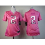 nike women nfl jerseys atlanta falcons #2 matt ryan pink[nike love's]