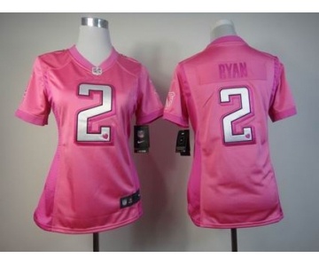 nike women nfl jerseys atlanta falcons #2 matt ryan pink[nike love's]