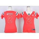 nike women nfl jerseys atlanta falcons #2 ryan red[fashion Rhinestone sequins]