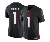 Youth Atlanta Falcons #1 Darnell Mooney Black 2024 F.U.S.E. Vapor Untouchable Limited Stitched Jersey