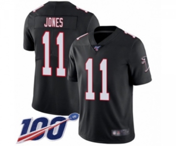 Youth Atlanta Falcons #11 Julio Jones Black Alternate Vapor Untouchable Limited Player 100th Season Football Jersey