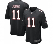 Youth Atlanta Falcons #11 Julio Jones Game Black Alternate Football Jersey