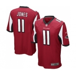 Youth Atlanta Falcons #11 Julio Jones Game Red Team Color Football Jersey