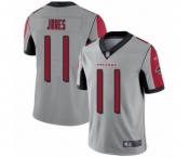 Youth Atlanta Falcons #11 Julio Jones Limited Silver Inverted Legend Football Jersey