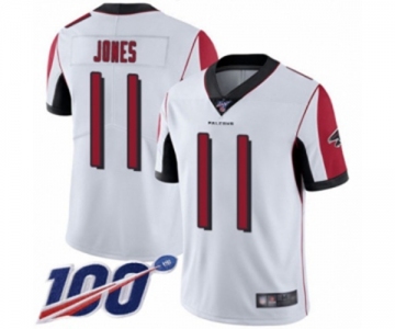 Youth Atlanta Falcons #11 Julio Jones White Vapor Untouchable Limited Player 100th Season Football Jersey