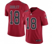 Youth Atlanta Falcons #18 Calvin Ridley Limited Red Rush Vapor Untouchable Football Jersey