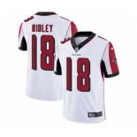 Youth Atlanta Falcons #18 Calvin Ridley White Vapor Untouchable Limited Player Football Jersey