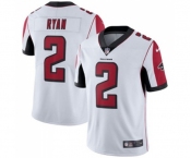 Youth Atlanta Falcons #2 Matt Ryan White Vapor Untouchable Limited Player Football Jersey