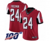 Youth Atlanta Falcons #24 Devonta Freeman Red Team Color Vapor Untouchable Limited Player 100th Season Football Jersey