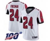 Youth Atlanta Falcons #24 Devonta Freeman White Vapor Untouchable Limited Player 100th Season Football Jersey