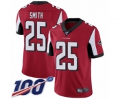 Youth Atlanta Falcons #25 Ito Smith Red Team Color Vapor Untouchable Limited Player 100th Season Football Jersey