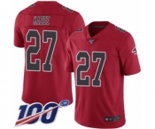 Youth Atlanta Falcons #27 Damontae Kazee Limited Red Rush Vapor Untouchable 100th Season Football Jersey