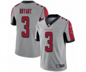 Youth Atlanta Falcons #3 Matt Bryant Limited Silver Inverted Legend Football Jersey