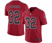 Youth Atlanta Falcons #32 Johnathan Cyprien Limited Red Rush Vapor Untouchable Football Jersey