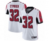 Youth Atlanta Falcons #32 Johnathan Cyprien White Vapor Untouchable Limited Player Football Jersey