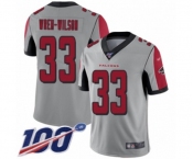 Youth Atlanta Falcons #33 Blidi Wreh-Wilson Limited Silver Inverted Legend 100th Season Football Jersey