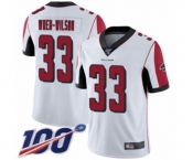 Youth Atlanta Falcons #33 Blidi Wreh-Wilson White Vapor Untouchable Limited Player 100th Season Football Jersey