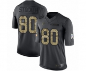 Youth Atlanta Falcons #80 Luke Stocker Limited Black 2016 Salute to Service Football Jersey