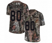 Youth Atlanta Falcons #80 Luke Stocker Limited Camo Rush Realtree Football Jersey