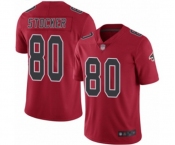 Youth Atlanta Falcons #80 Luke Stocker Limited Red Rush Vapor Untouchable Football Jersey