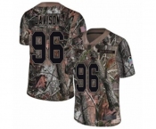 Youth Atlanta Falcons #96 Tyeler Davison Limited Camo Rush Realtree Football Jersey