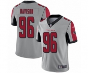 Youth Atlanta Falcons #96 Tyeler Davison Limited Silver Inverted Legend Football Jersey