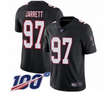 Youth Atlanta Falcons #97 Grady Jarrett Black Alternate Vapor Untouchable Limited Player 100th Season Football Jersey