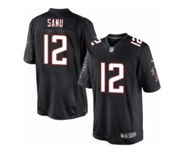 Youth Nike Atlanta Falcons #12 Mohamed Sanu Limited Black Alternate NFL Jersey