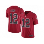 Youth Nike Atlanta Falcons #12 Mohamed Sanu Limited Red Rush NFL Jersey