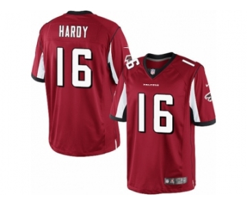 Youth Nike Atlanta Falcons #16 Justin Hardy Limited Red Team Color NFL Jersey