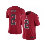 Youth Nike Atlanta Falcons #2 Matt Ryan Limited Red Rush NFL Jersey