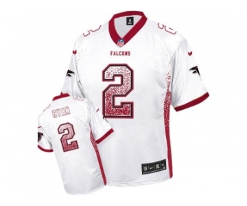 Youth Nike Atlanta Falcons #2 Matt Ryan White Stitched NFL Elite Drift Fashion Jersey