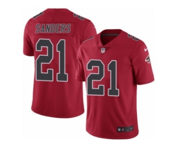 Youth Nike Atlanta Falcons #21 Deion Sanders Limited Red Rush NFL Jersey