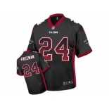 Youth Nike Atlanta Falcons #24 Devonta Freeman Black Alternate Stitched NFL Elite Drift Fashion Jersey