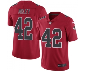 Youth Nike Atlanta Falcons #42 Duke Riley Limited Red Rush Vapor Untouchable NFL Jersey