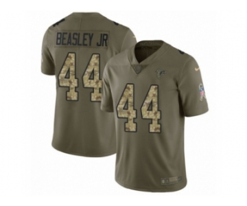 Youth Nike Atlanta Falcons #44 Vic Beasley Limited Olive Camo 2017 Salute to Service NFL Jersey