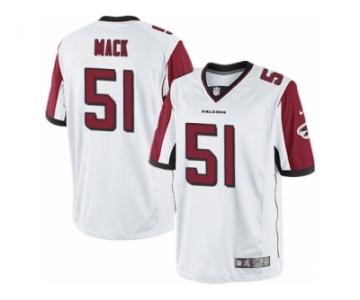 Youth Nike Atlanta Falcons #51 Alex Mack Limited White NFL Jersey