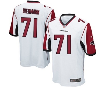 Youth Nike Atlanta Falcons #71 Kroy Biermann Limited White NFL Jersey