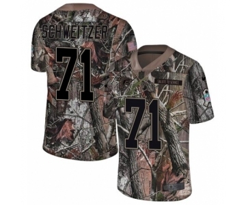 Youth Nike Atlanta Falcons #71 Wes Schweitzer Limited Camo Rush Realtree NFL Jersey