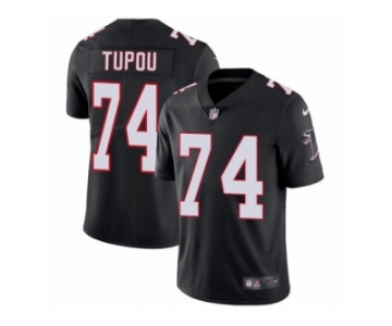 Youth Nike Atlanta Falcons #74 Tani Tupou Black Alternate Vapor Untouchable Limited Player NFL Jersey