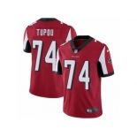 Youth Nike Atlanta Falcons #74 Tani Tupou Red Team Color Vapor Untouchable Limited Player NFL Jersey