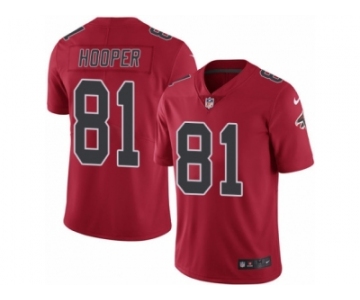 Youth Nike Atlanta Falcons #81 Austin Hooper Limited Red Rush NFL Jersey