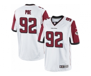 Youth Nike Atlanta Falcons #92 Dontari Poe Limited White NFL Jersey